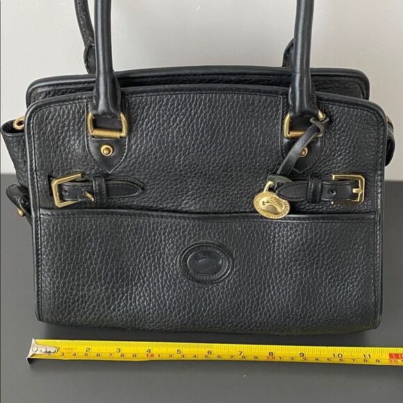 Dooney & Bourke’s signature All-Weather Leather Satchel P212 1980 Vintage - Picture 13 of 16